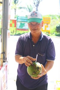 this guy sold me a coconut