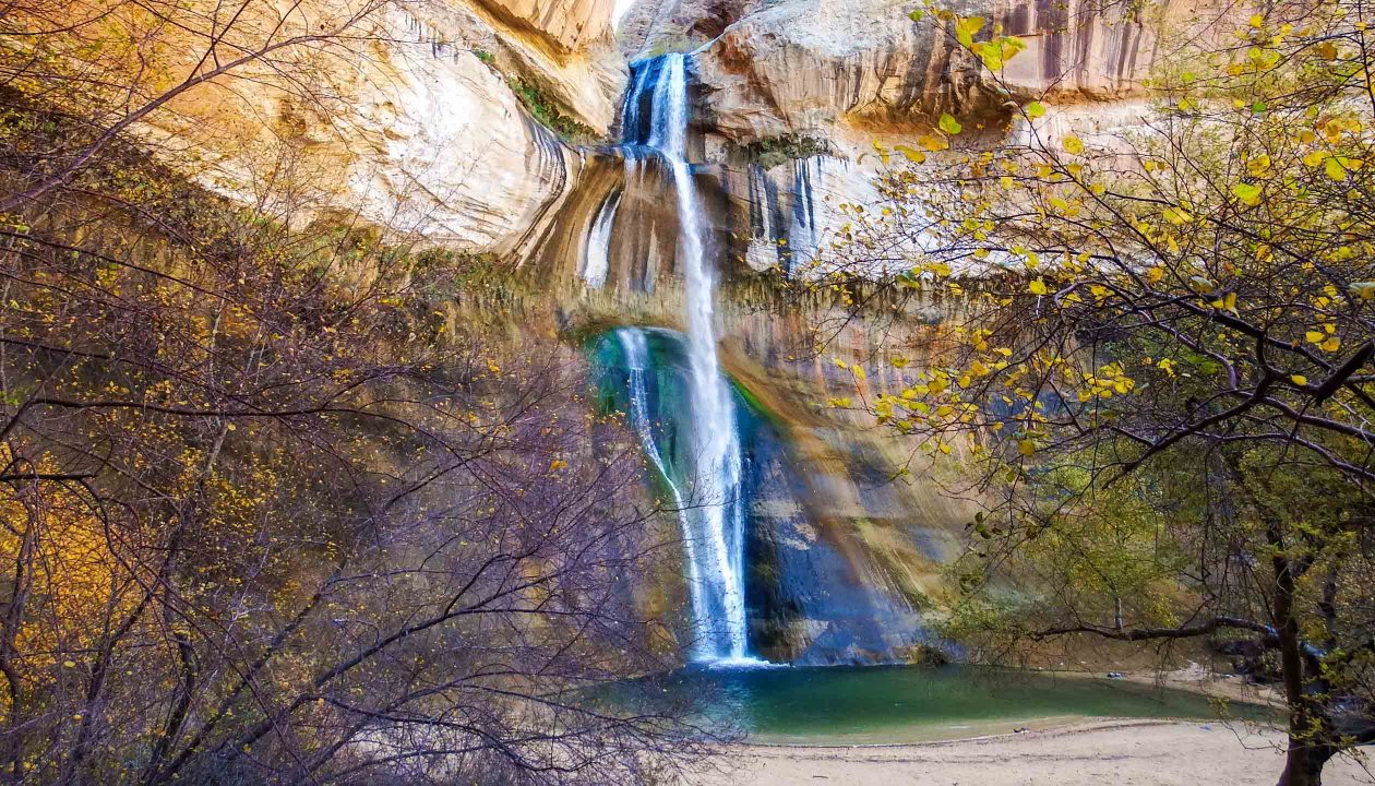 utah waterfall
